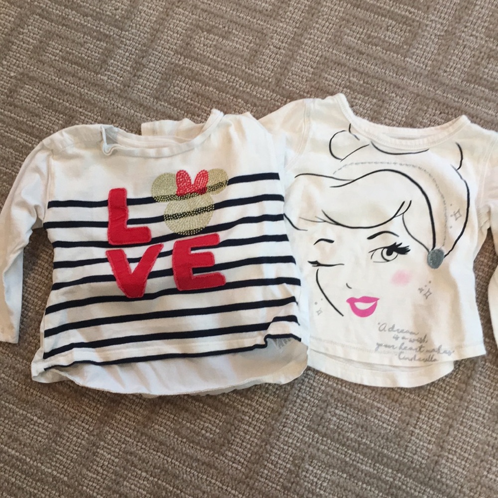 Set of two Disney Baby Gap tops